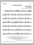 Let All The People - Trombone 1 & 2