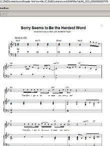 Sorry Seems To Be The Hardest Word 