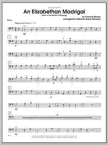 An Elizabethan Madrigal (Now Is The Month Of Maying) - Bass 