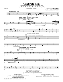 Celebrate Him (Medley) - Cello 