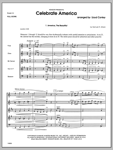 Celebrate America - Full Score 