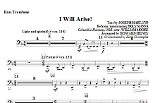 I Will Arise! - Bass Trombone 