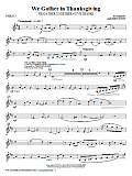 We Gather in Thanksgiving - Violin 2