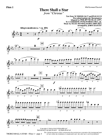 There Shall a Star (arr. John Leavitt) - Flute 1 