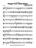 Allegro From Water Music - Horn in F