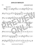 Anna's Minuet - Bass