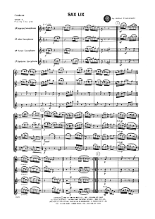 Sax Lix - Full Score 