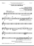 Christ, The Solid Rock - Violin 1, 2