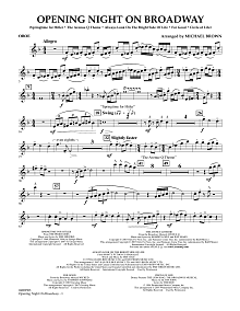 Opening Night on Broadway - Oboe 