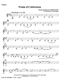 Psalm of Celebration - Violin 2