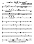 Symphony No. 40, Movement IV (Allegro Assai) - Flute