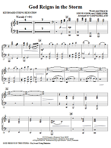 God Reigns In The Storm - Keyboard String Reduction 