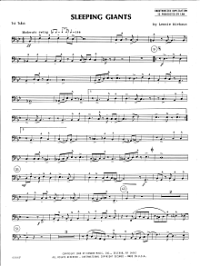 Sleeping Giants - 1st Tuba 