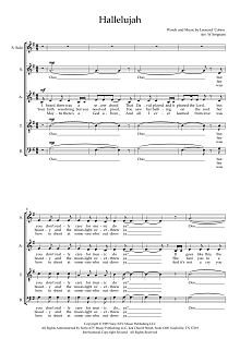 Hallelujah (arr. Wendy Sergeant) 