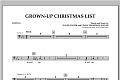 Grown Up Christmas List (with Optional Vocal Solo) - Timpani