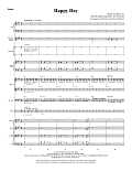 Happy Day (arr. Ed Hogan) - Full Score