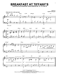 Breakfast At Tiffany's [Jazz version] (arr. Brent Edstrom)