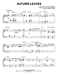 Autumn Leaves [Jazz version] (arr. Brent Edstrom)