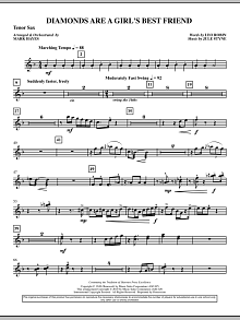 Diamonds Are A Girl's Best Friend - Tenor Sax 