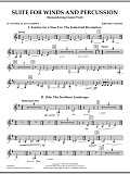 Suite for Winds and Percussion - Eb Contra Alto Clarinet