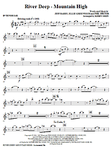 River Deep - Mountain - Bb Tenor Saxophone 