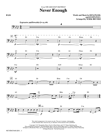 Never Enough - Bass 