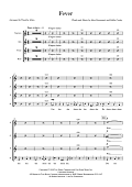 Fever (arr. Tim Allen) - Choral Score