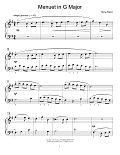 Menuet In G Major