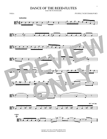 Dance Of The Reed Flutes, Op. 71a 