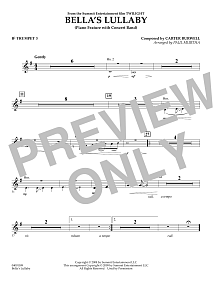 Bella's Lullaby (from Twilight) - Bb Trumpet 3 