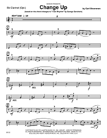 Change Up (based on I Got Rhythm by George Gershwin) - Bb Clarinet 