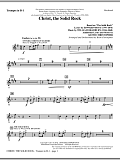 Christ, The Solid Rock - Bb Trumpet 1