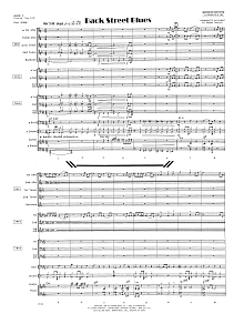 Back Street Blues - Full Score 