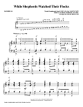 While Shepherds Watched Their Flocks (arr. Bob Burroughs) - Handbells