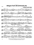 Allegro From Divertimento #6 (arr. Frank Halferty) - Flute