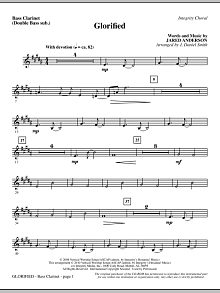 Glorified - Bass Clar. (Double Bass sub.) 