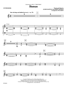 Human (arr. Mac Huff) - Synthesizer 