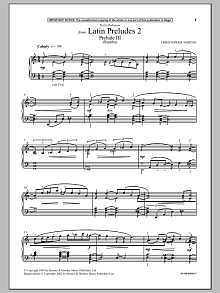 Prelude III (Rumba) (from Latin Preludes 2) 