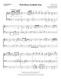 Well Done, Faithful One - Keyboard String Reduction