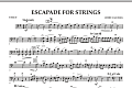 Escapade for Strings - Cello