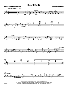 Small Talk - 3rd Bb Trumpet 