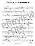 Fanfare for New Beginnings - String Bass
