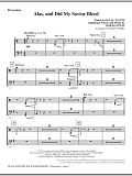 Alas, And Did My Savior Bleed - Percussion