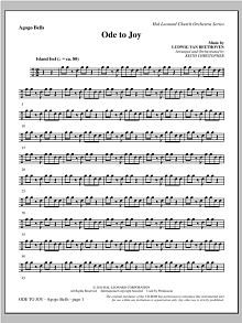 Ode To Joy (Does Not Match SATB 08752035) - Agogo Bells 