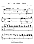 Leave My Heart Its Songs - Piano
