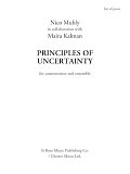Principles Of Uncertainty - Parts