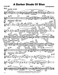 A Darker Shade Of Blue - Solo Sheet - Tenor Sax