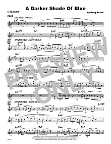 A Darker Shade Of Blue - Solo Sheet - Tenor Sax 