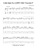 Cello Suite No. 6, BWV 1012 "Gavotte I"