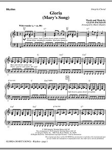 Gloria (Mary's Song) - Rhythm 